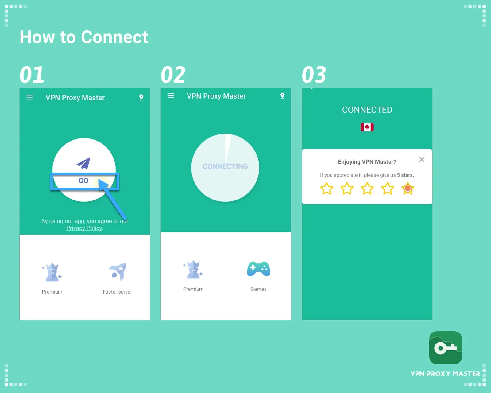Detailed instructions on how to install VPN Proxy Master on your computer